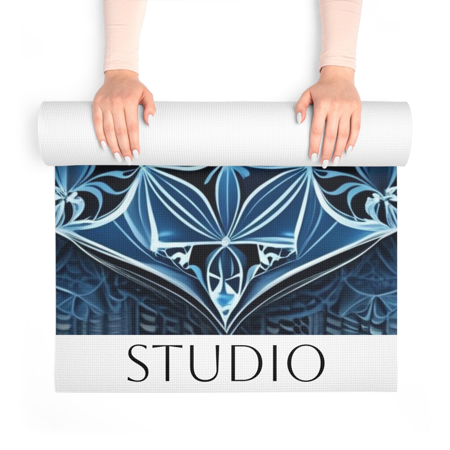 Mandala Sacred geometry design. Personalized Yoga Mat. Gift for Yoga Lovers, Fitness Enthusiasts, Exercise mat. Mindfulness Practices.