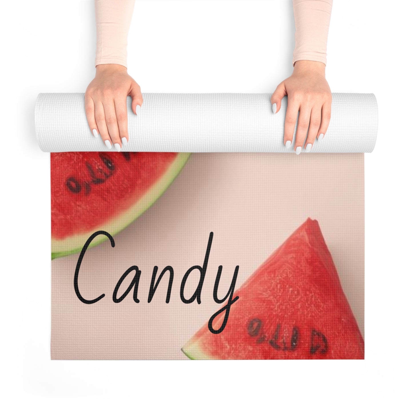 Personalize your own Yoga Mat with Watermelon Design. Gift for Yoga Lovers, Fitness Enthusiasts, Exercise mat. Mindfulness Practices. Yoga Studio. Customizable.