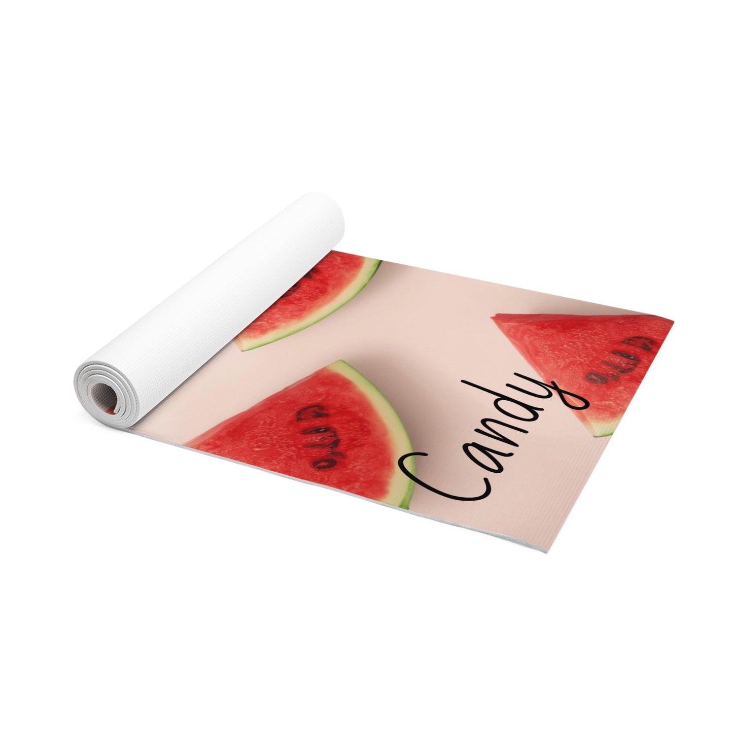 Personalize your own Yoga Mat with Watermelon Design. Gift for Yoga Lovers, Fitness Enthusiasts, Exercise mat. Mindfulness Practices. Yoga Studio. Customizable.