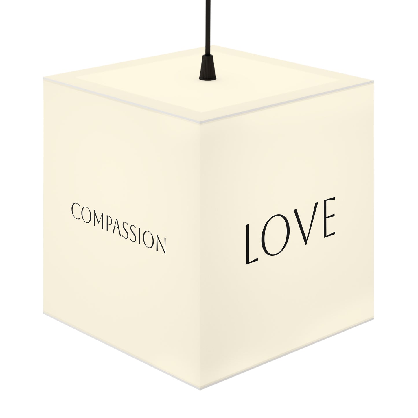 Personalizable TEXT Light Cube Lamp. Add your OWN TEXT to 5 Sides!