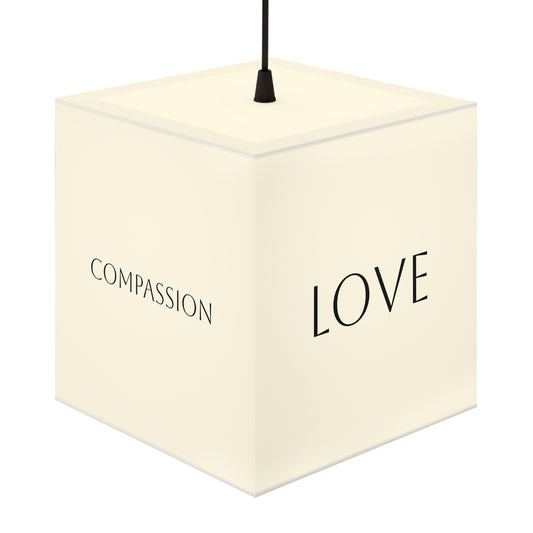 Personalizable TEXT Light Cube Lamp. Add your OWN TEXT to 5 Sides!
