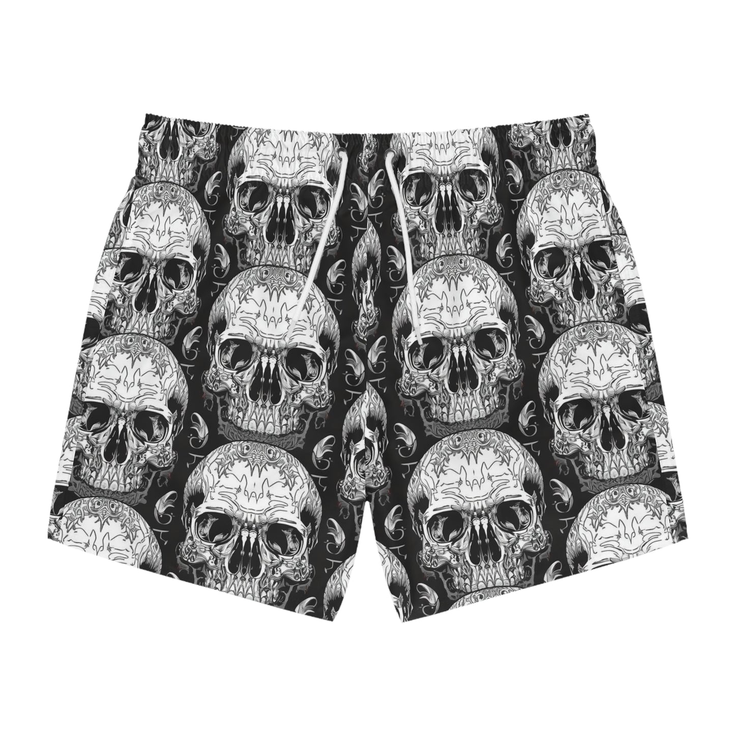 Skull Design Men's Swim Trunks Shorts. Skater Surf Gear