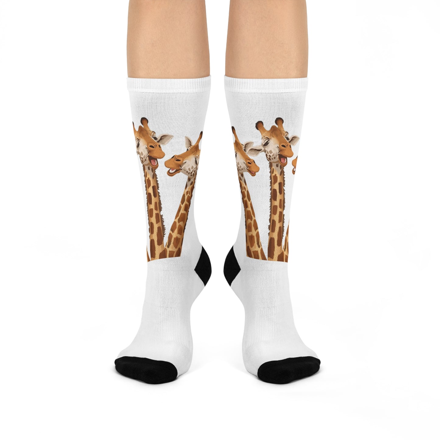 Giraffe Crew Socks - Cozy Comfort with cool style.