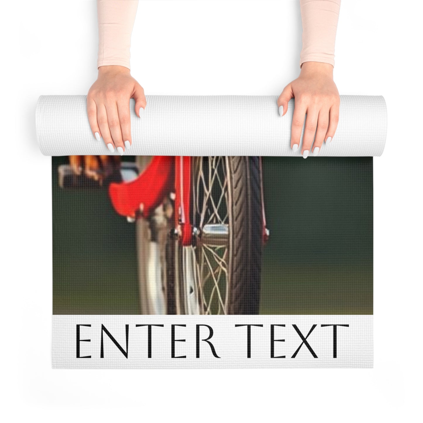 Yoga Mat with Dachshund Design. Personalized Gift for Yoga Lovers, Fun Fitness Exercise mat.