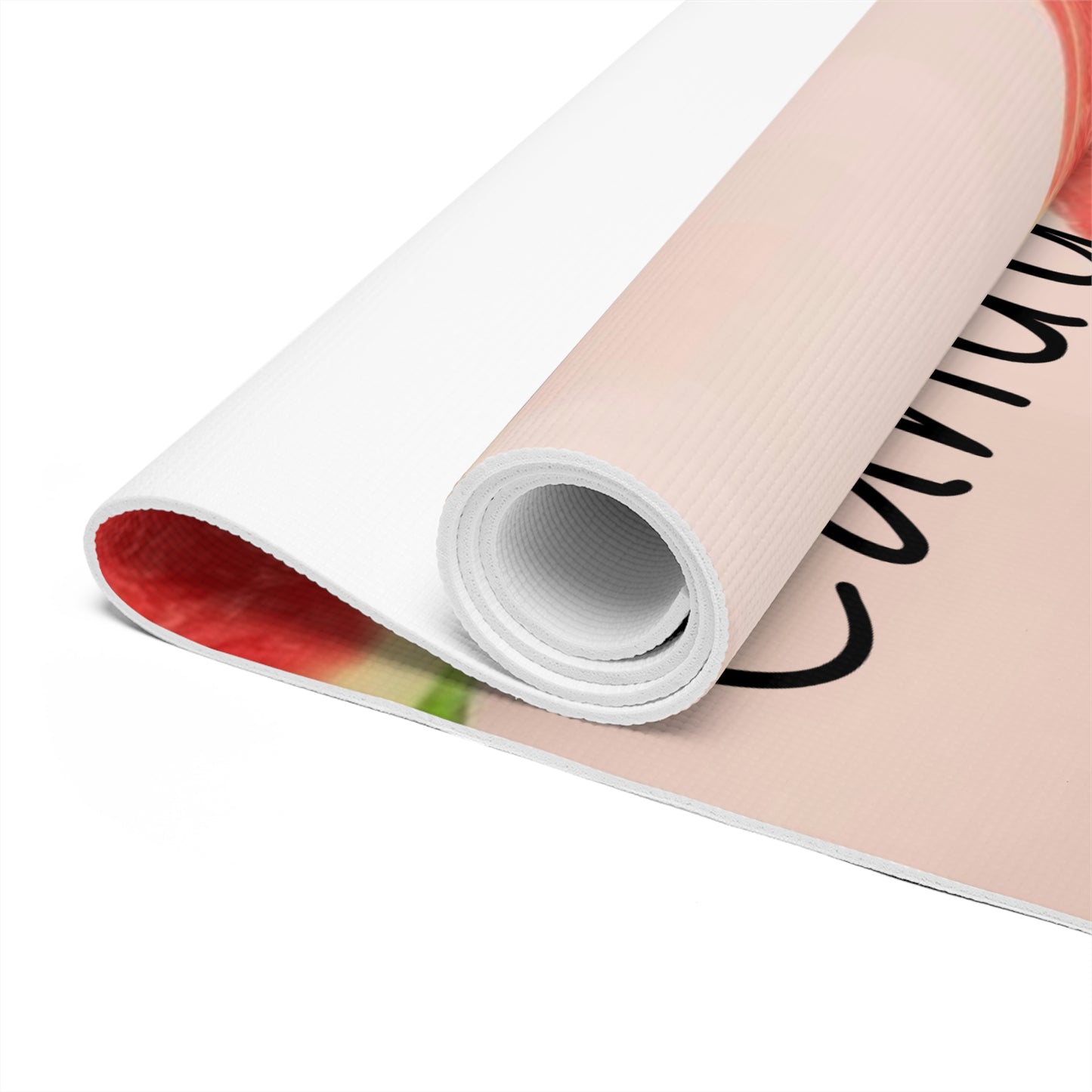 Personalize your own Yoga Mat with Watermelon Design. Gift for Yoga Lovers, Fitness Enthusiasts, Exercise mat. Mindfulness Practices. Yoga Studio. Customizable.