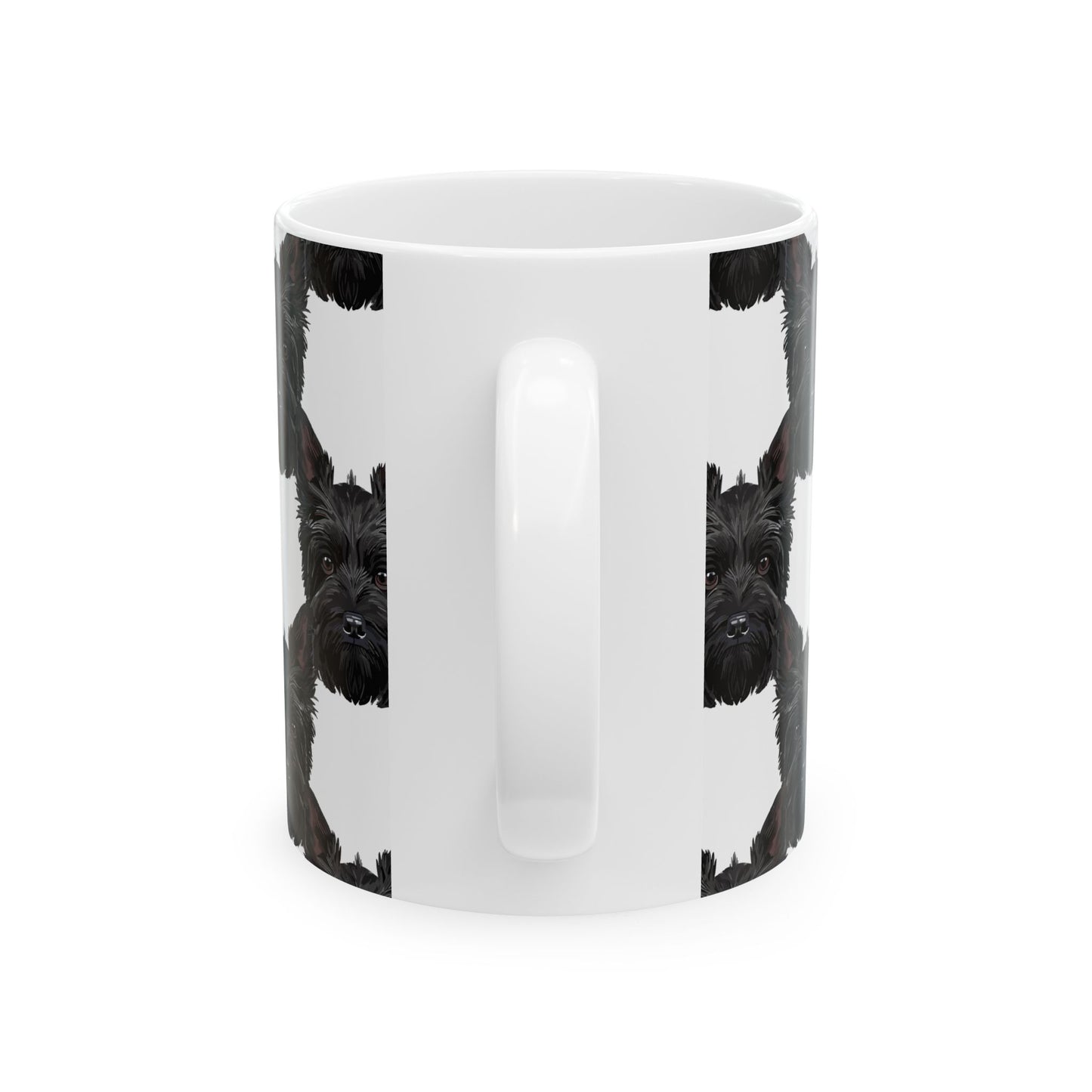 Fun Scottish Terrier Ceramic Mug, (11oz, 15oz)