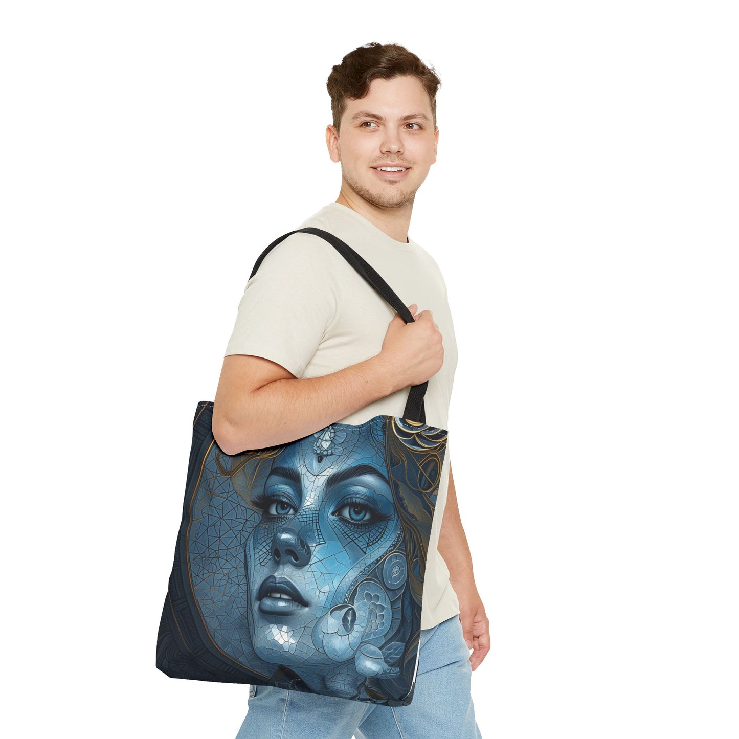 Gothic Girl Tote Bag, Halloween, Gothic Fashion, Everyday Use, Gift for Her, Eco-Friendly Bag.