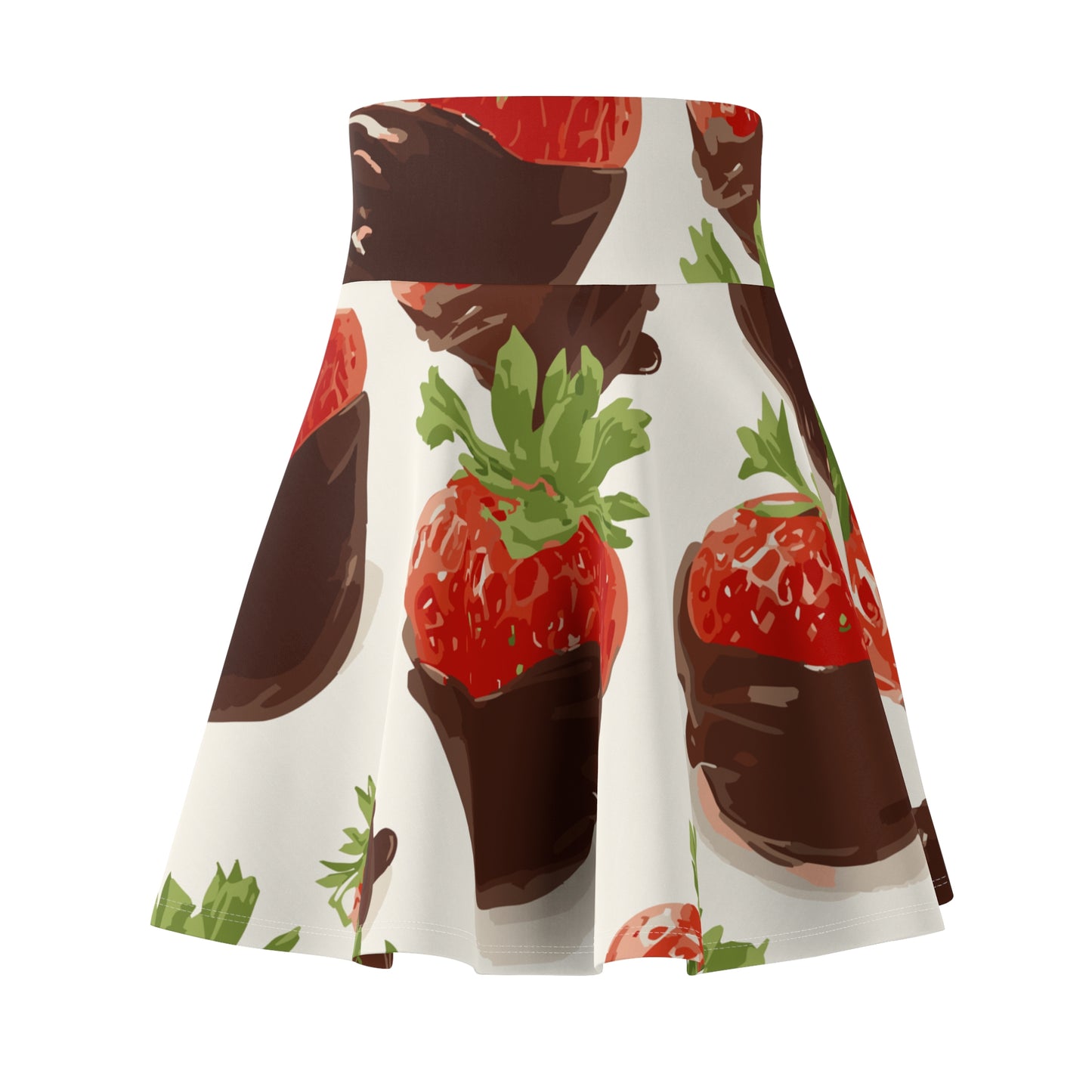 Chocolate-Dipped Strawberry Skater Skirt, Cute Summer Skirt, Fashionable AOP Skirt, Perfect for Parties and Casual Outings, Stylish [...]