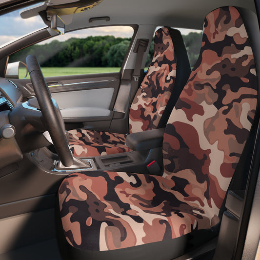 Sand Color Camo Camouflage Car Seat Covers, Auto Accessories, Car Decor, Gift for Her, Gift for Man. Personalized Car Interior.