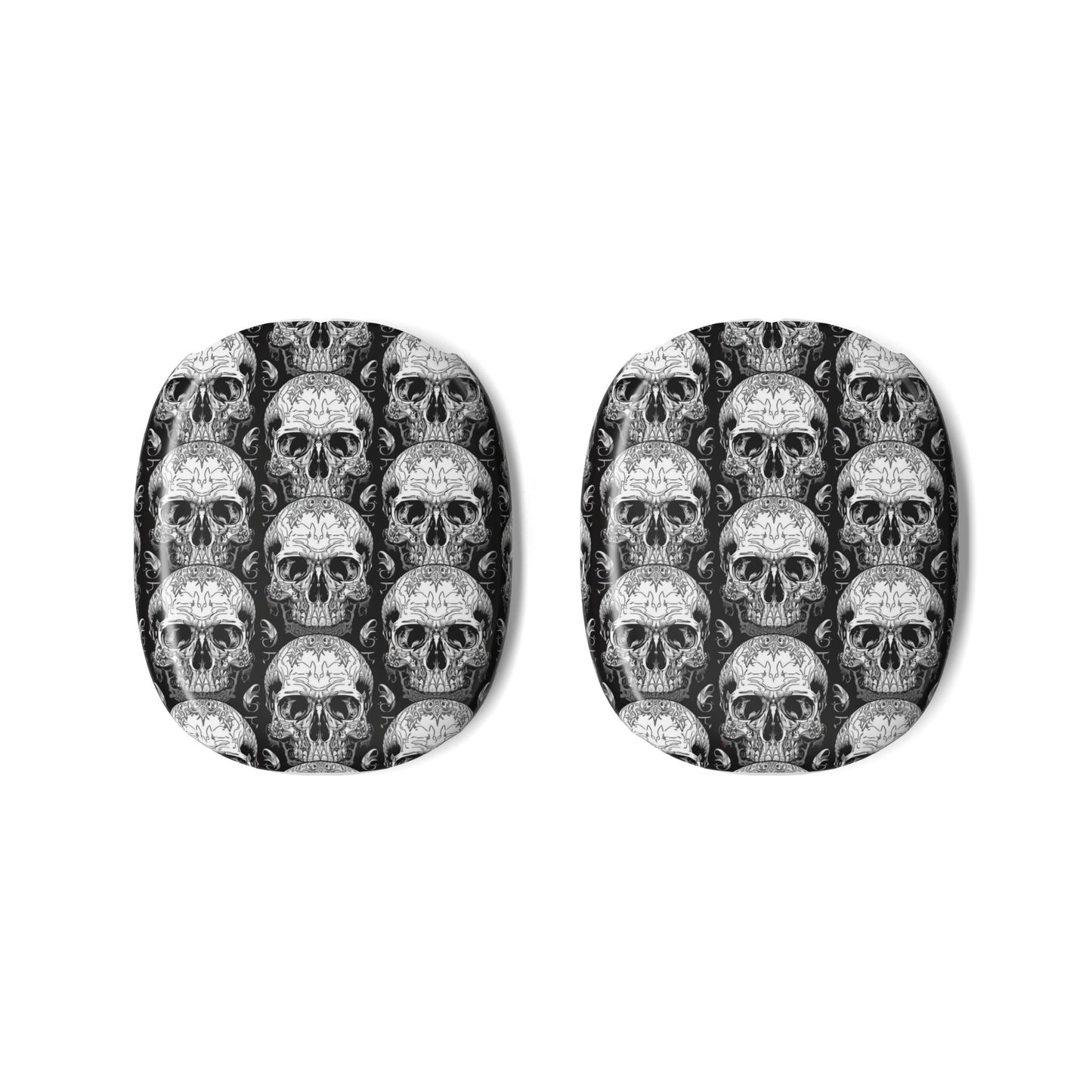 Skull Design AirPods Max Shell Case, Personalized Earphone Protection. Unique Gift Idea