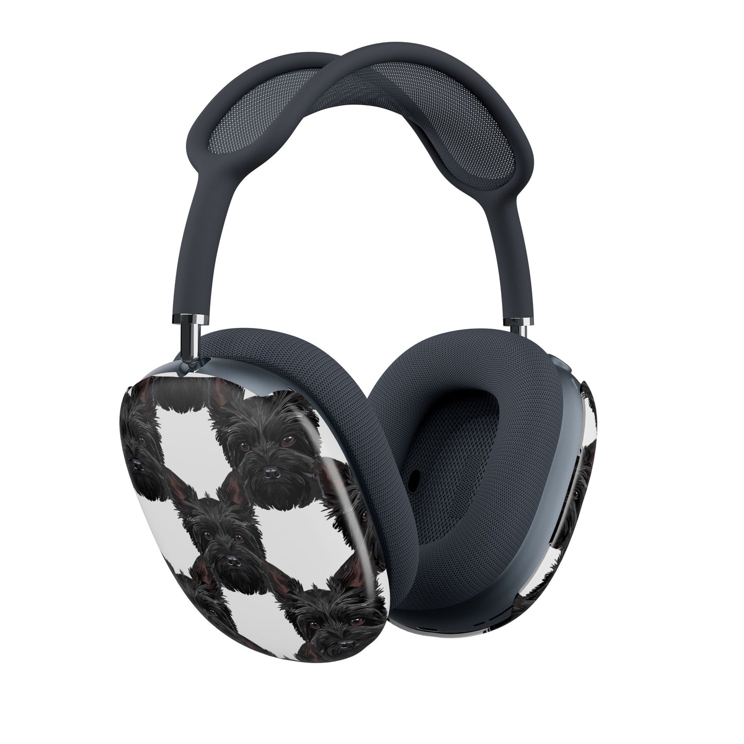 Scottish Terrier Design. AirPods Max Shell Case, Unique Gift Idea for Dog Lovers. Protective cases.