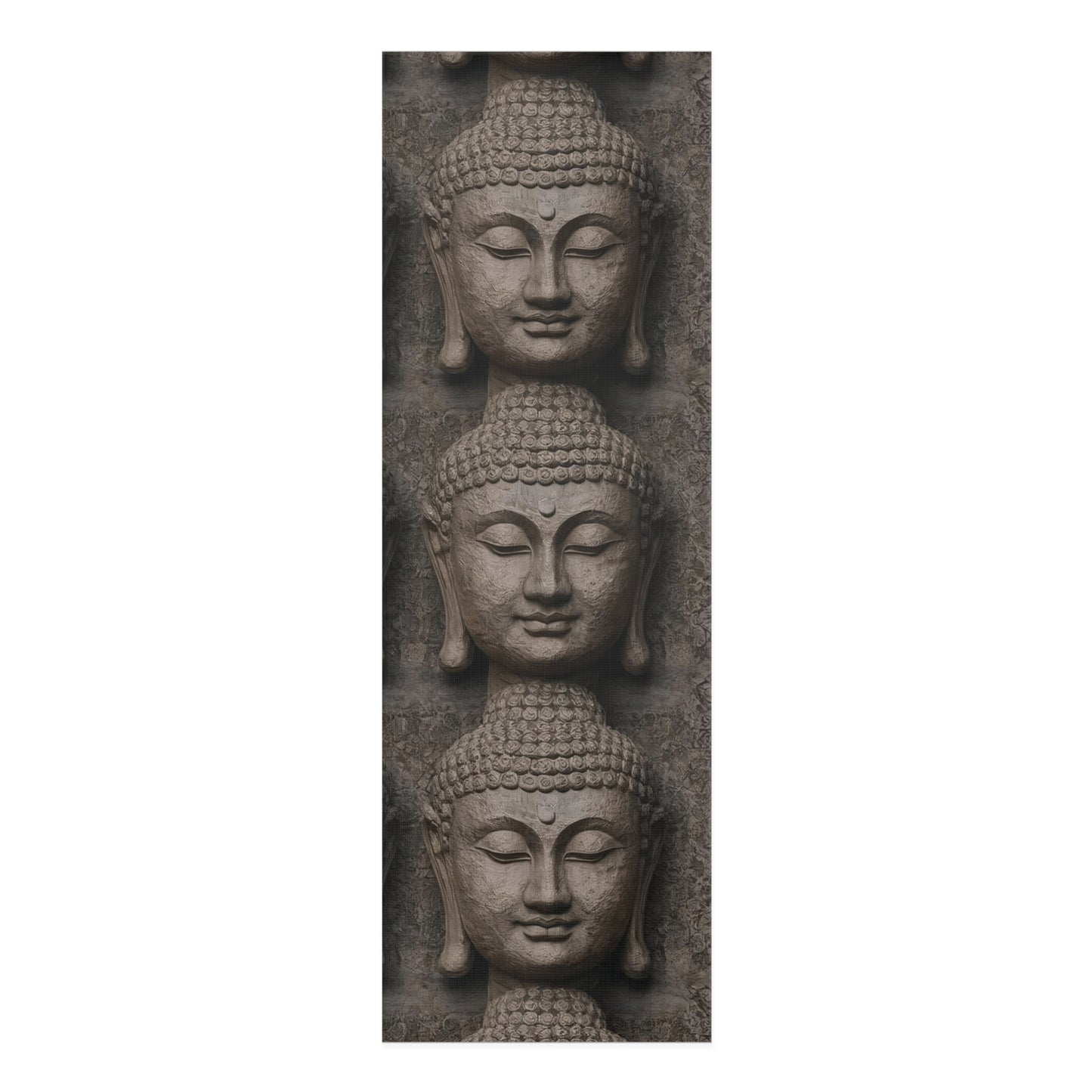 Buddha Head Design / Quality Yoga Mat. Gift for Yoga Lovers, Fitness Enthusiasts, Luxury Exercise mat.