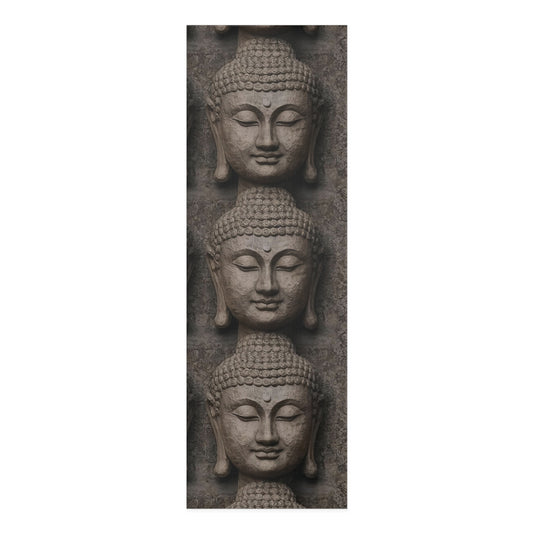 Buddha Head Design / Quality Yoga Mat. Gift for Yoga Lovers, Fitness Enthusiasts, Luxury Exercise mat.