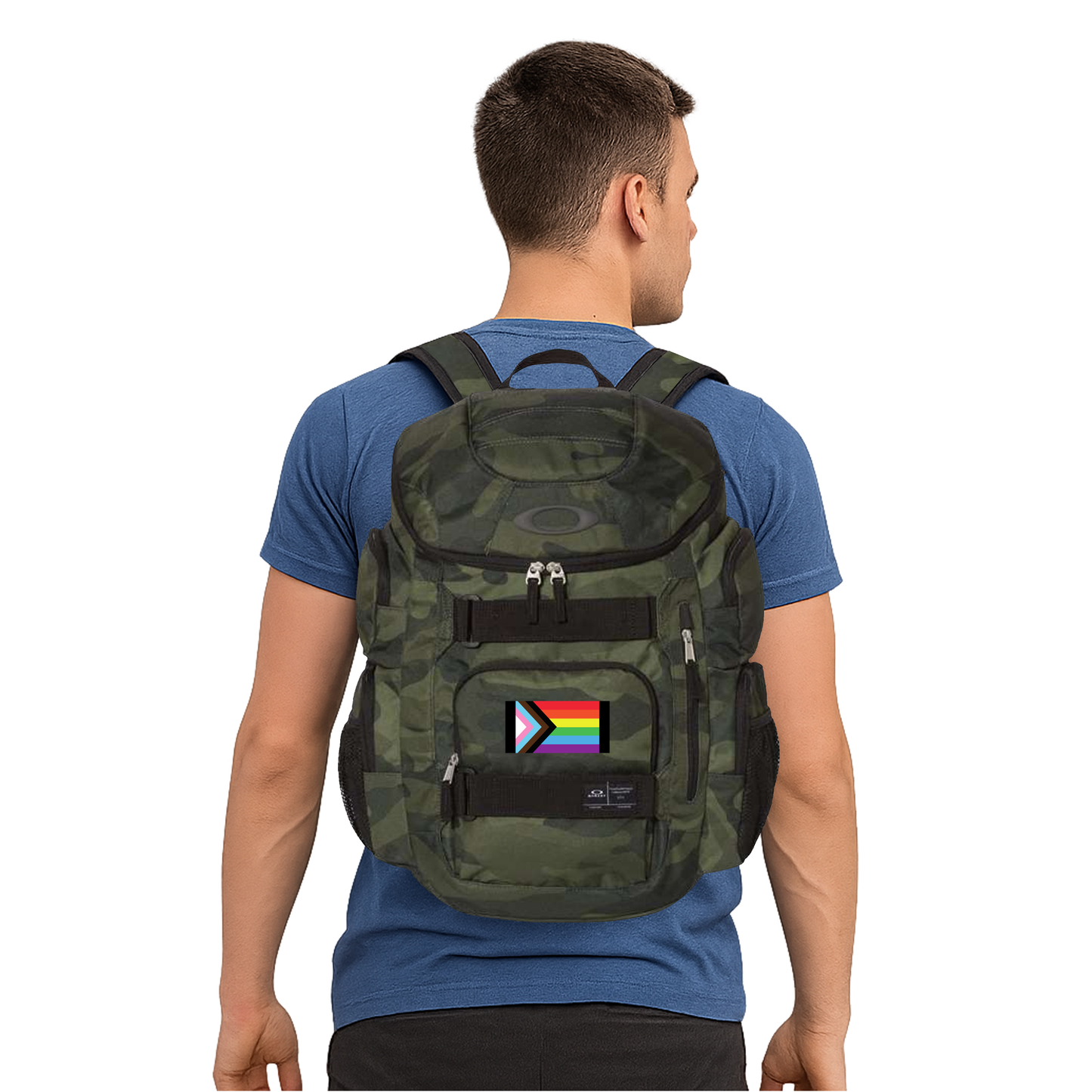 Gay Pride Flag Bag - Camo, Forged Iron or Black out. Oakley 30L Backpack.