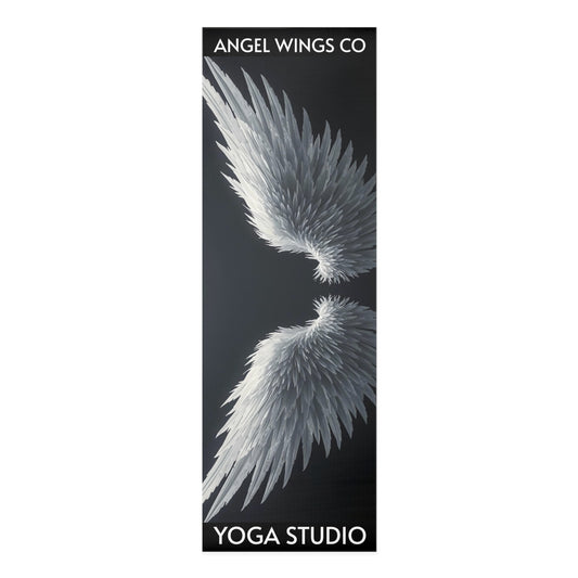 Angel Wings Quality Yoga Mat. Luxury Soft Gift for Yoga Lovers, Fitness Enthusiasts, Comfy Exercise mat.
