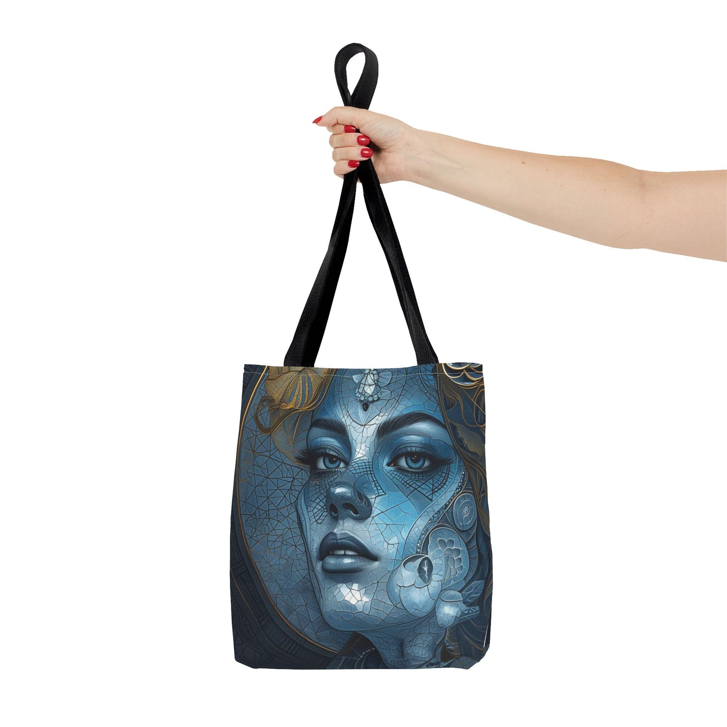 Gothic Girl Tote Bag, Halloween, Gothic Fashion, Everyday Use, Gift for Her, Eco-Friendly Bag.