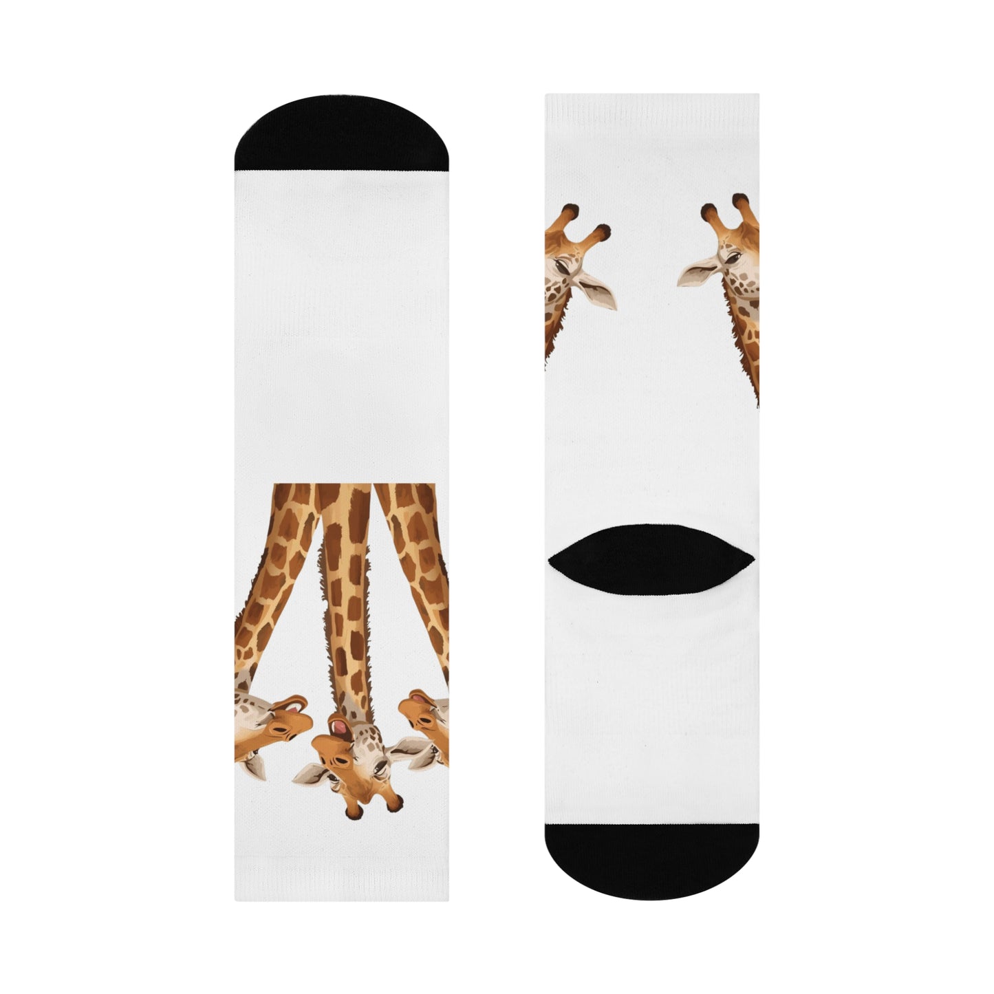 Giraffe Crew Socks - Cozy Comfort with cool style.