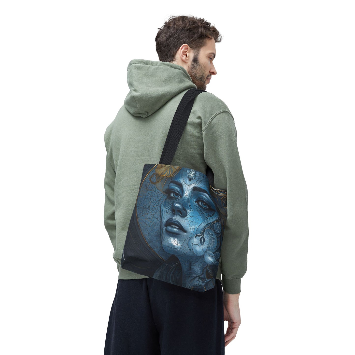 Gothic Girl Tote Bag, Halloween, Gothic Fashion, Everyday Use, Gift for Her, Eco-Friendly Bag.