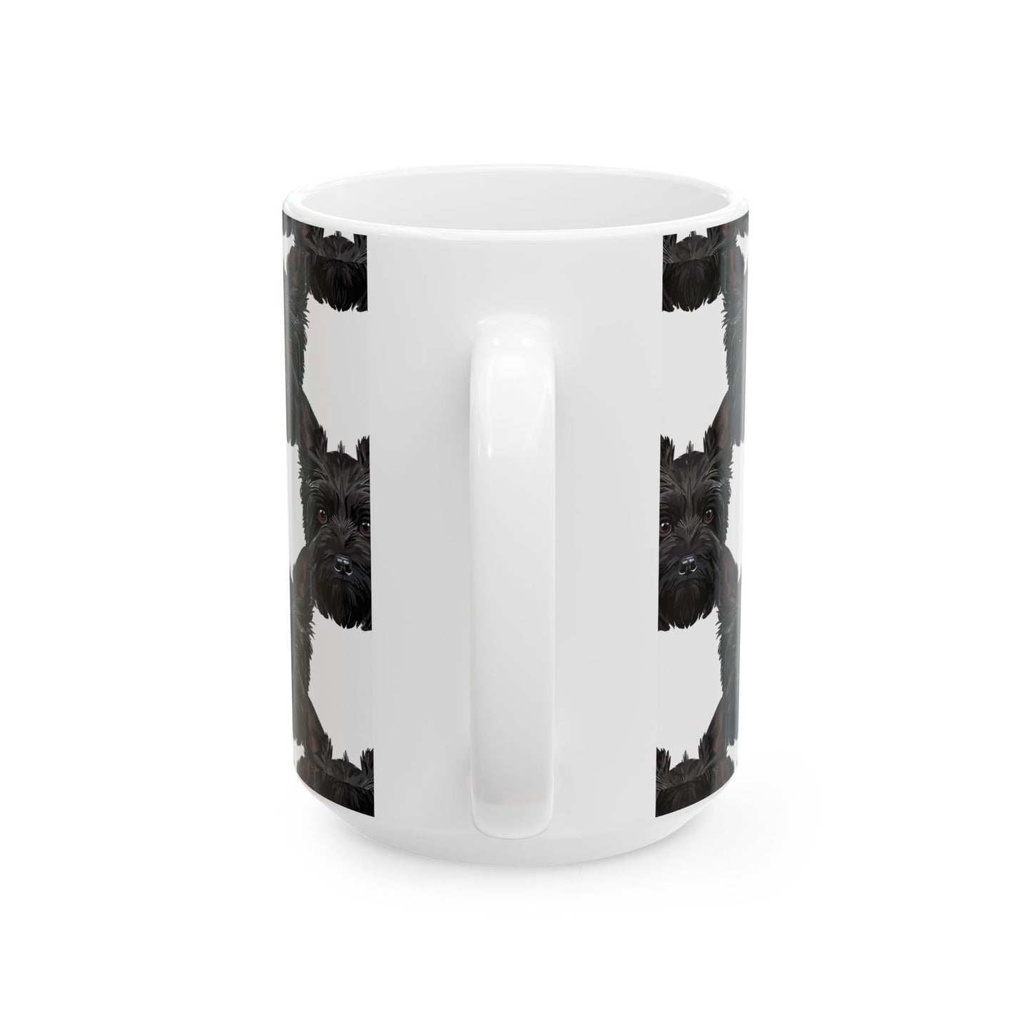 Fun Scottish Terrier Ceramic Mug, (11oz, 15oz)